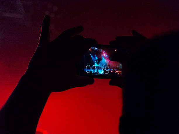 istock Concert crowd in front of a live stage 921643164