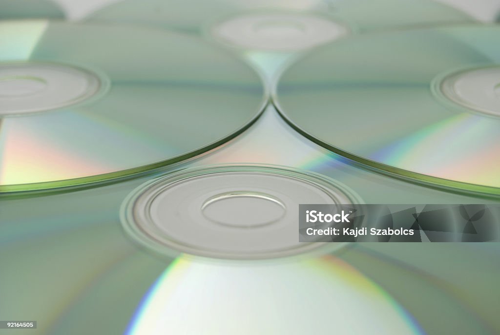 Compact Disc - Foto stock royalty-free di Argento
