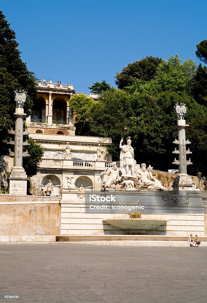 Piazza del Popolo - Photo de Image en couleur libre de droits