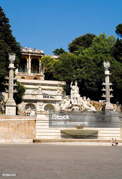 Piazza Del Popolo - Fotografias de stock e mais imagens de Fotografia - Imagem - Fotografia - Imagem, Imagem a cores, Ninguém