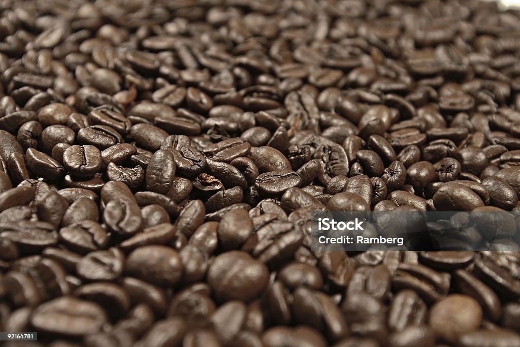 Coffee beans dark blend background  Color Image Stock Photo