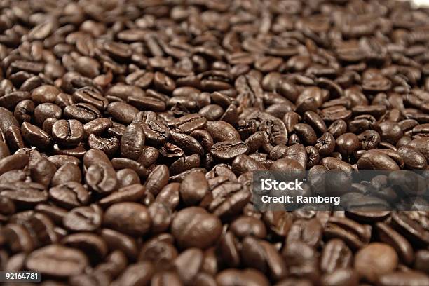 Coffee Beans Dark Blend Background Stock Photo - Download Image Now - Color Image, Horizontal, No People