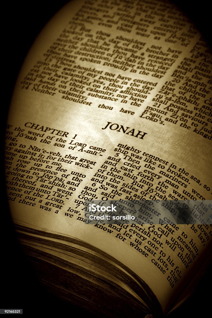 Bible série Jonah - Photo de Jonas - Figure religieuse libre de droits