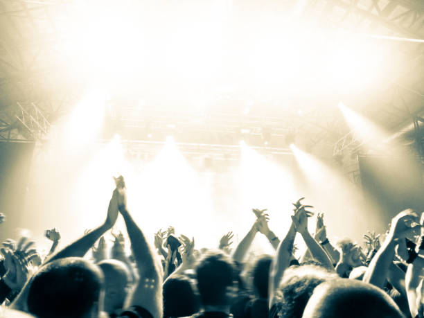 istock Concert crowd in front of a live stage 921653564