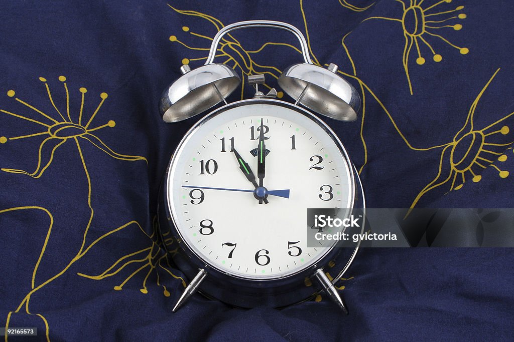 bedtime  Alarm Clock Stock Photo