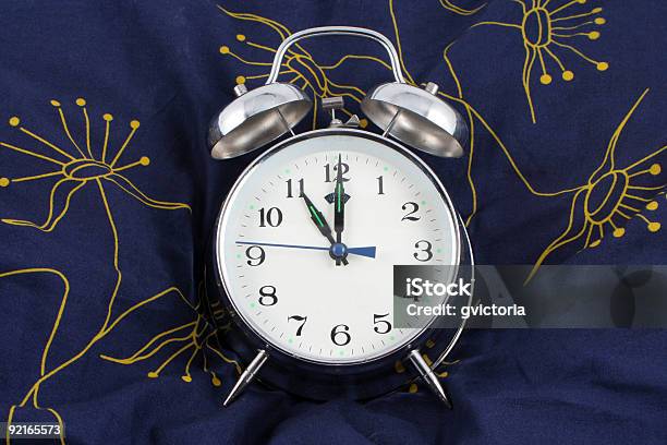 Bedtime Stock Photo - Download Image Now - Alarm Clock, Bed - Furniture, Bedroom