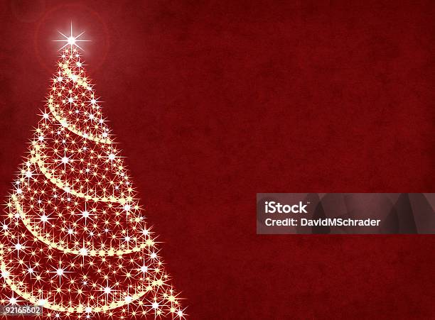 Albero Di Natale Luci - Immagini vettoriali stock e altre immagini di Puntale dell'albero di Natale - Puntale dell'albero di Natale, A forma di stella, Albero