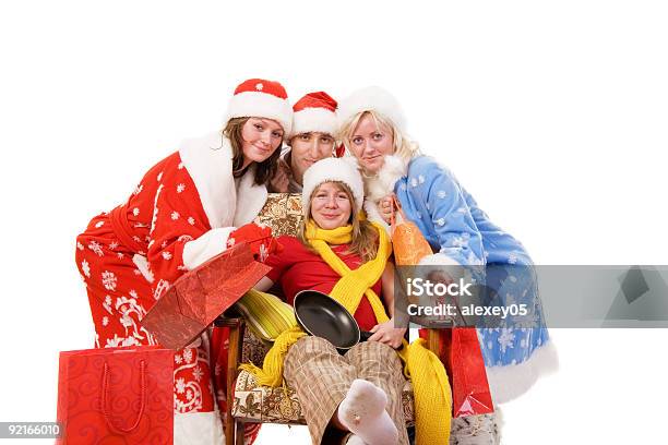 Família Feliz - Fotografias de stock e mais imagens de Adulto - Adulto, Azul, Beleza