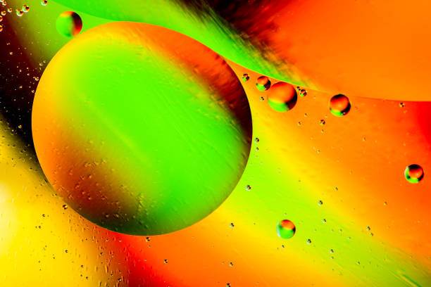istock Scientific image of cell membrane. Macro up of liquid substances. Abstract molecule atom sctructure. Water bubbles. Macro shot of air or molecule. Biology, phycics or chymistry abstract background. 921661008