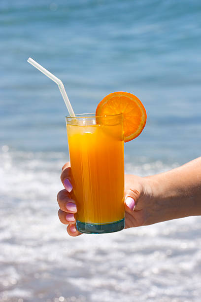 istock Glass of fresh orange juice 92166247