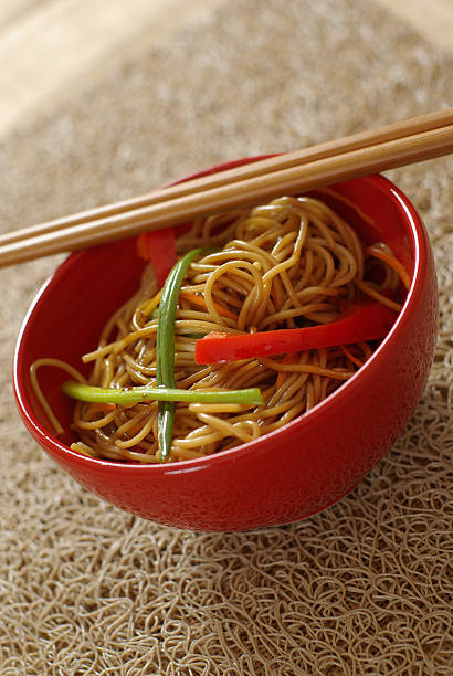 Stir-Fried Noodles stock photo