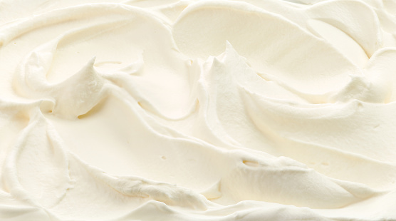 fragment of whipped cream background