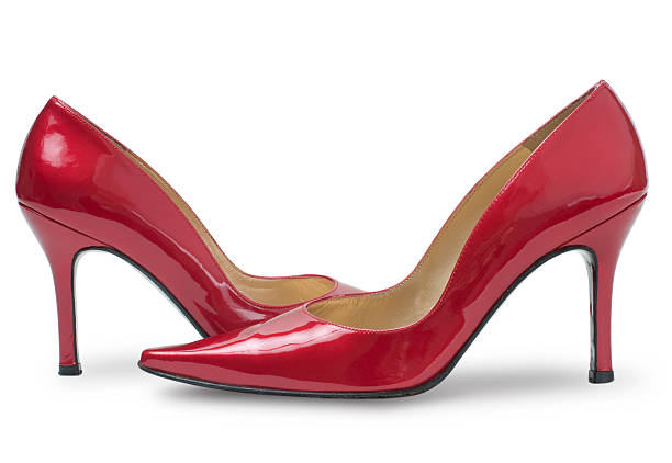 istock Patent Leather High Heel Shoes 92167606