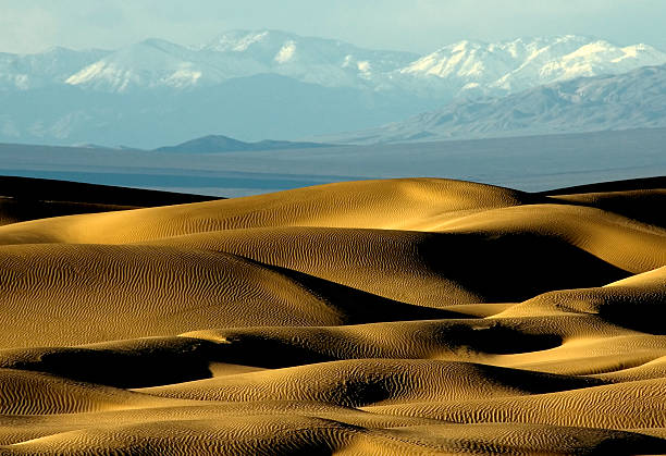 Dune e montagne - foto stock