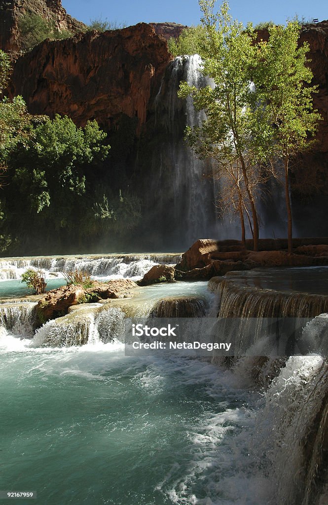 Cachoeira Havasu - Foto de stock de Cascata royalty-free