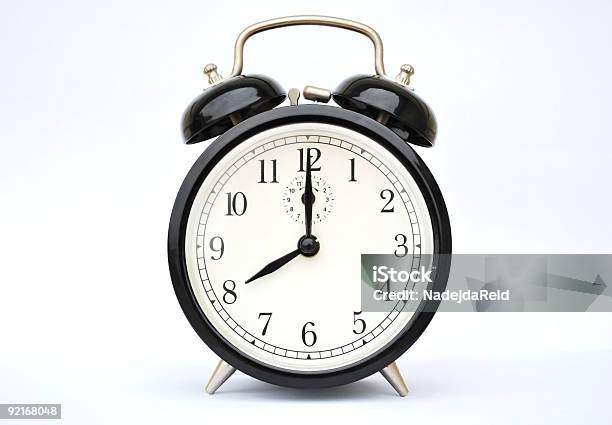 Wecker Acht Uhr Stockfoto und mehr Bilder von 8 Uhr - 8 Uhr, Uhr, Auf die Uhr sehen