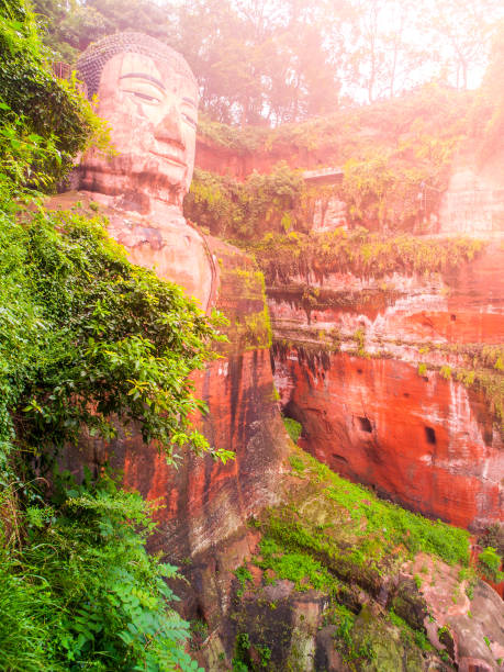 istock Giant Buddha, Dafo, in Leshan, Sichuan Province, China 921682592