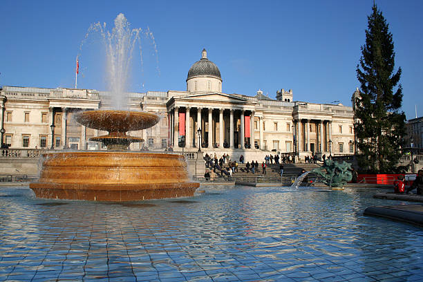 istock Trafalgar Square in London at Christmas 92168473