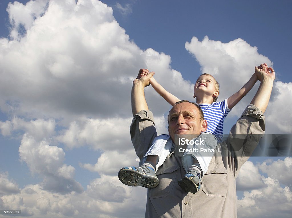 Grand-père et son petit-fils - Photo de Grand-parent libre de droits