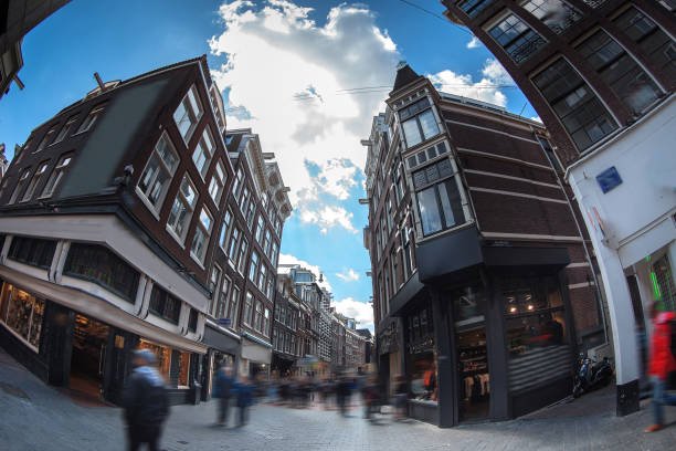 istock Traditional old buildings in Amsterdam 921685362