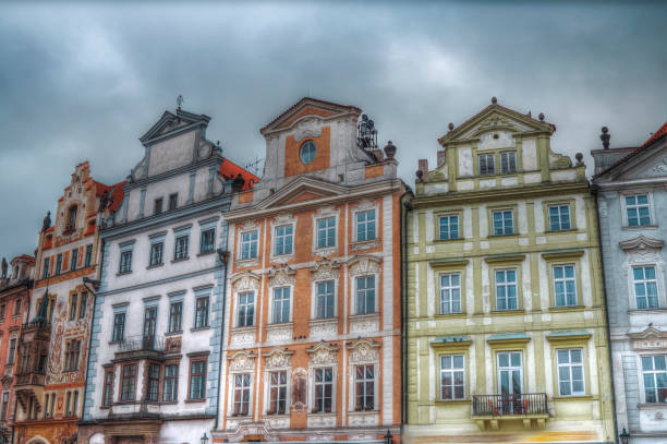 istock beautiful old streets of Prague. 921685484