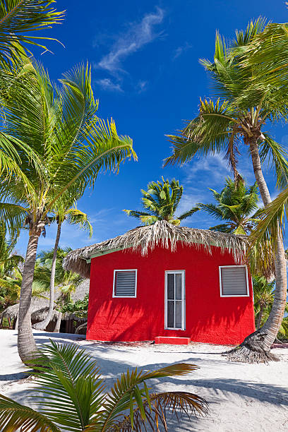 The small hut on Devil's Island, Salvation Isles, once home to Alfred Dreyfus when a prisoner here