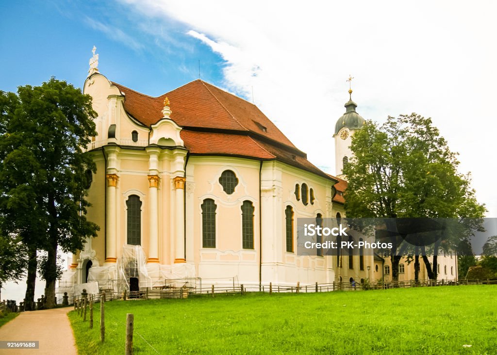 Pilgrimage Church Of Wies Wieskirche In Bavaria Germany Stock Photo -  Download Image Now - iStock