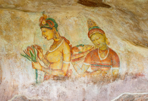 istock Sigiriya Rock Fresco 921696770