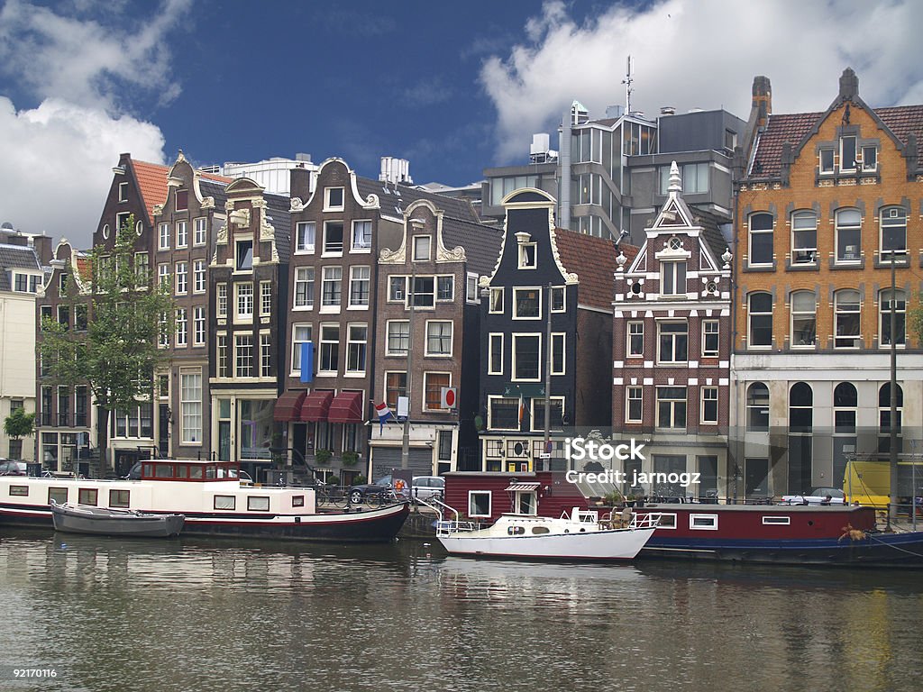 Grachten Amsterdams - Lizenzfrei Farbbild Stock-Foto
