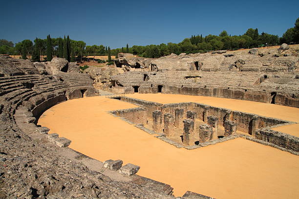 istock Roman circus at Italica 92170869