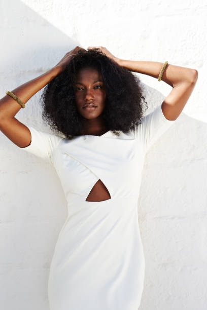 istock Gorgeous girl in white 921713878