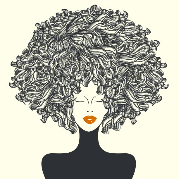 Beautiful Woman With Afro Curly Hair And Nice Makeuphair And Beauty Salon Illustration Stock Illustration - Download Image Now - iStock Beautiful Woman With Afro Curly Hair And Nice Makeuphair And Beauty Salon Illustration Stock Illustration - Download Image Now - iStock