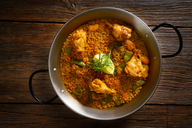istock Chicken Paella recipe for two from Spain 921722330