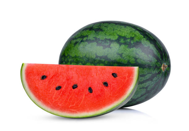 istock watermelon with slices isolated on white background 921732934