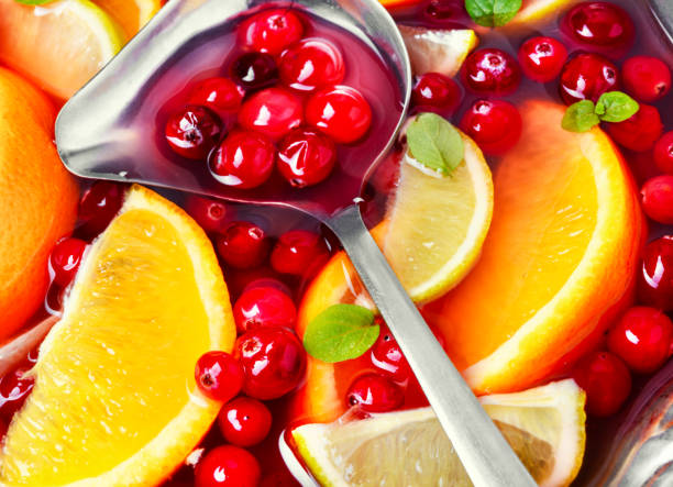 istock Cocktail with fruits and berries 921736416
