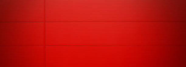Red metal background pattern texture. red metal background with vertical lines