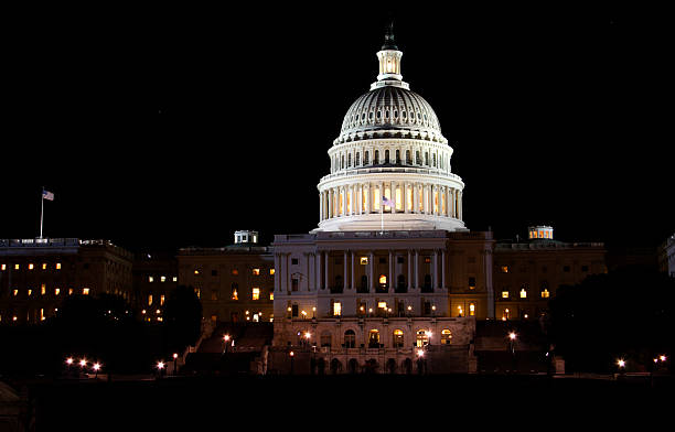 istock Night view of Capitol Building 92173810