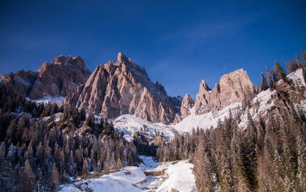 istock Panoramic View Of Snowcapped Mountains Against Blue Sky 921751620