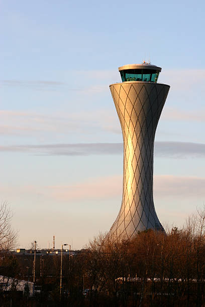 Torre de Control de tráfico aéreo - foto de stock