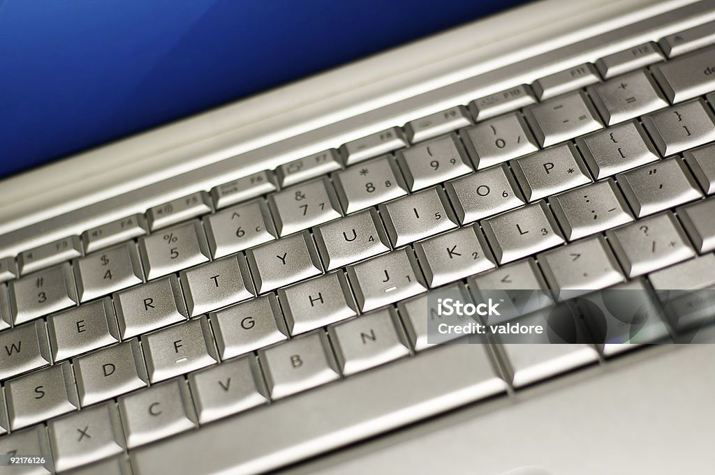 Teclado de Laptop - Foto de stock de Abstrato royalty-free