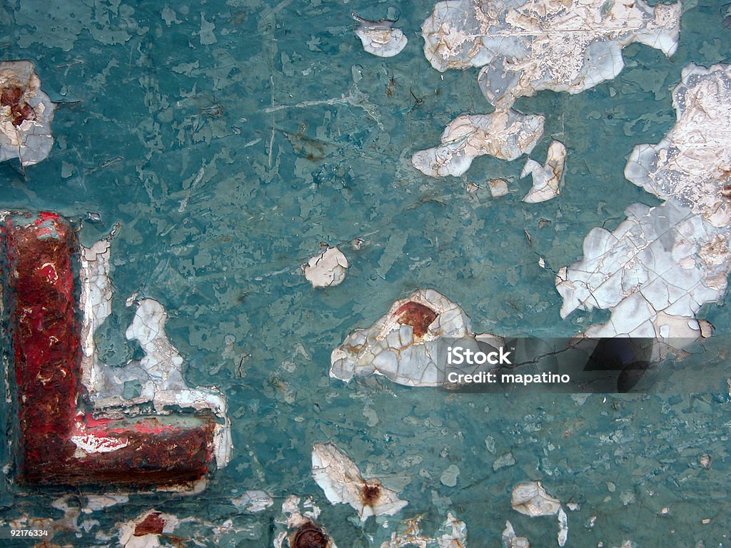 Lonely letter L  Abandoned Stock Photo