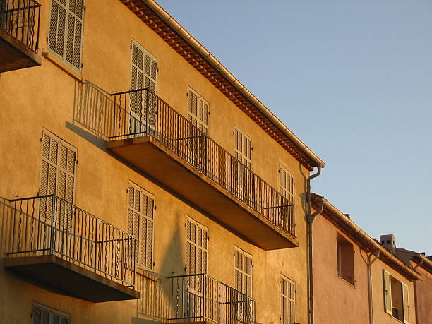 mediterranean balconies. - fsachs78 stockfoto's en -beelden