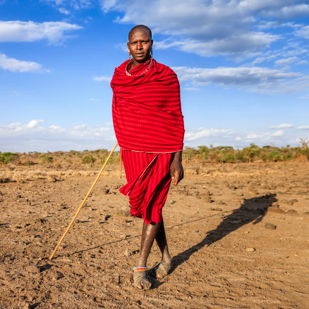 istock Warrior from Maasai tribe, Kenya, Africa 921764828