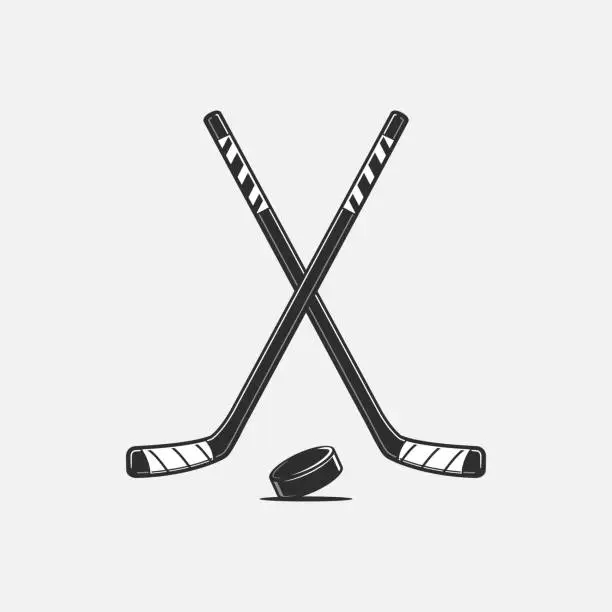 Vector illustration of Ice Hockey