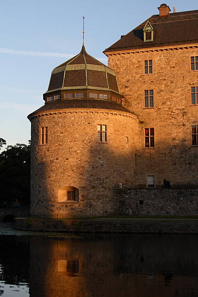 Castelo de Örebrosweden.kgm - fotografia de stock