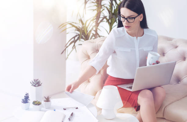 istock Rapt in contemplation career lady working in office 921777152