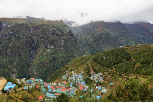istock Namche Bazaar village, Nepal Himalaya. 921785600