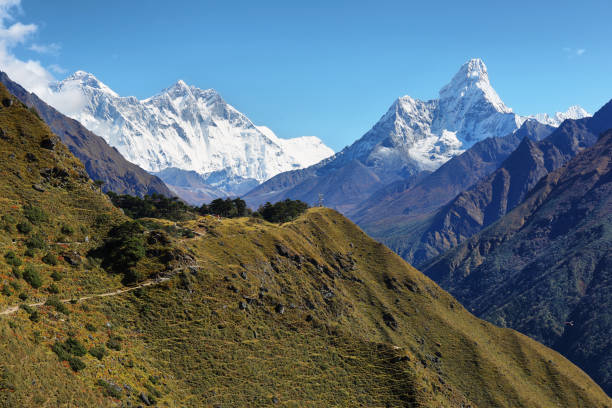 istock Nuptse, Everest, Lhotse and Ama Dablan mountain views 921785614