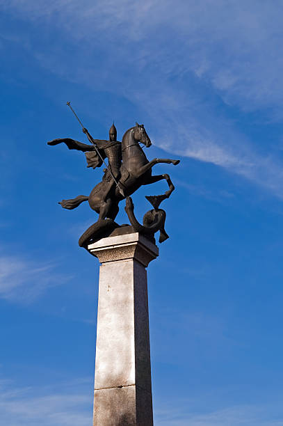 istock Statue To Georgiy Pobedonosets 92178612
