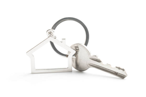 istock house key  isolated on white background 921789442